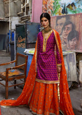 The Chunri Story By Gul Ahmed Embroidered Lawn 3 Piece Unstitched Suit GA26TCS D-BM-62028