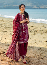 The Chunri Story By Gul Ahmed Printed Lawn 3 Piece Unstitched Suit GA26TCS D-CL-52180 B