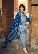 The Chunri Story By Gul Ahmed Printed Lawn 3 Piece Unstitched Suit GA26TCS D-CL-62027 B