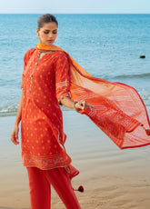 The Chunri Story By Gul Ahmed Printed Lawn 3 Piece Unstitched Suit GA26TCS D-CL-62031 A