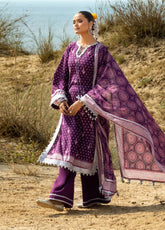 The Chunri Story By Gul Ahmed Printed Lawn 3 Piece Unstitched Suit GA26TCS D-CL-62168 A