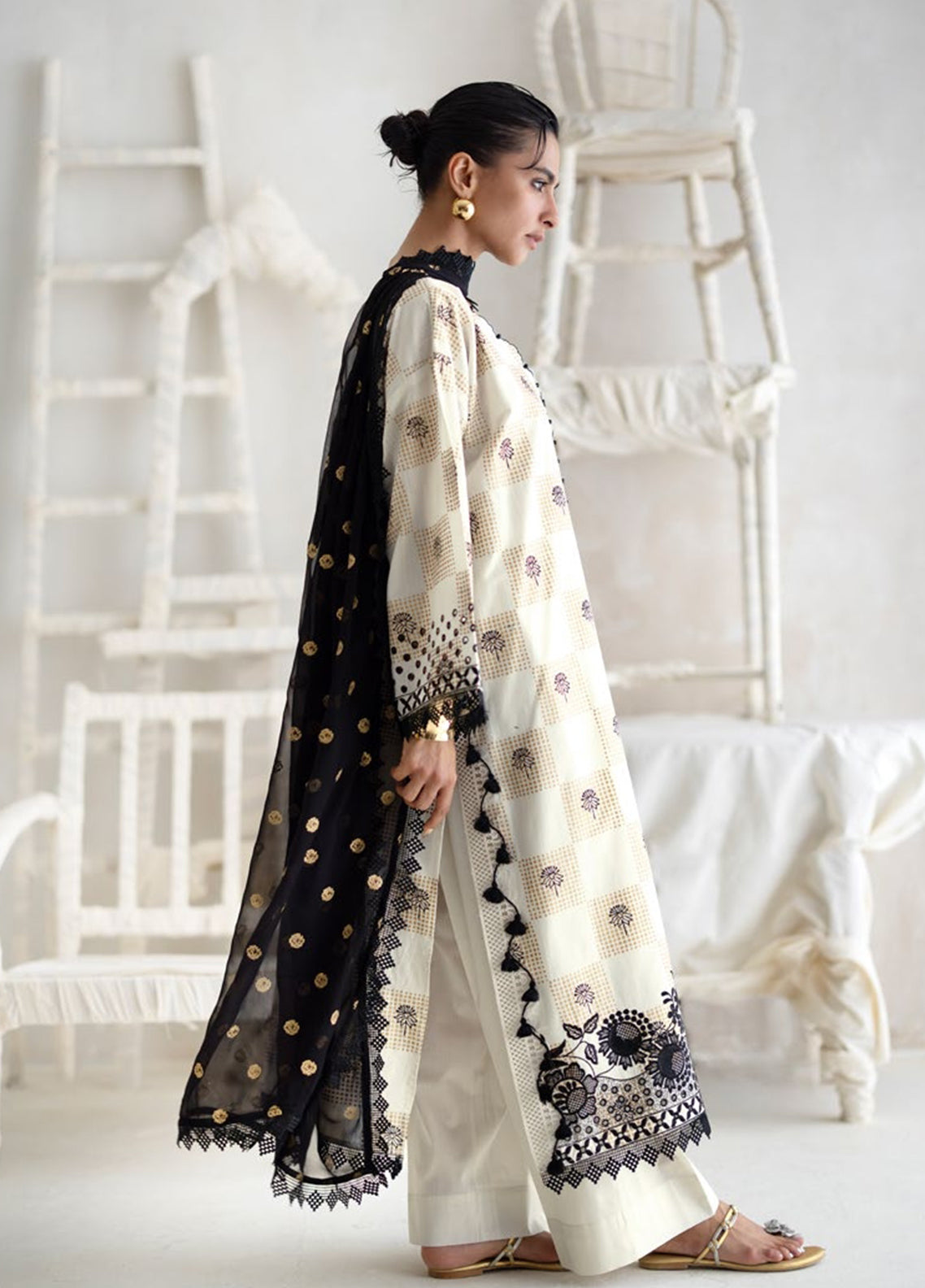 The Luxe Chapter By Gul Ahmed Embroidered Dobby Cotton Slub 3 Piece Unstitched Suit GA26TLC D-SP-52066 The Luxe Chapter By Gul Ahmed Embroidered Dobby Cotton Slub 3 Piece Unstitched Suit GA26TLC D-SP-52066