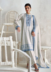 The Luxe Chapter By Gul Ahmed Embroidered Lawn 3 Piece Unstitched Suit GA26TLC D-CL-62431