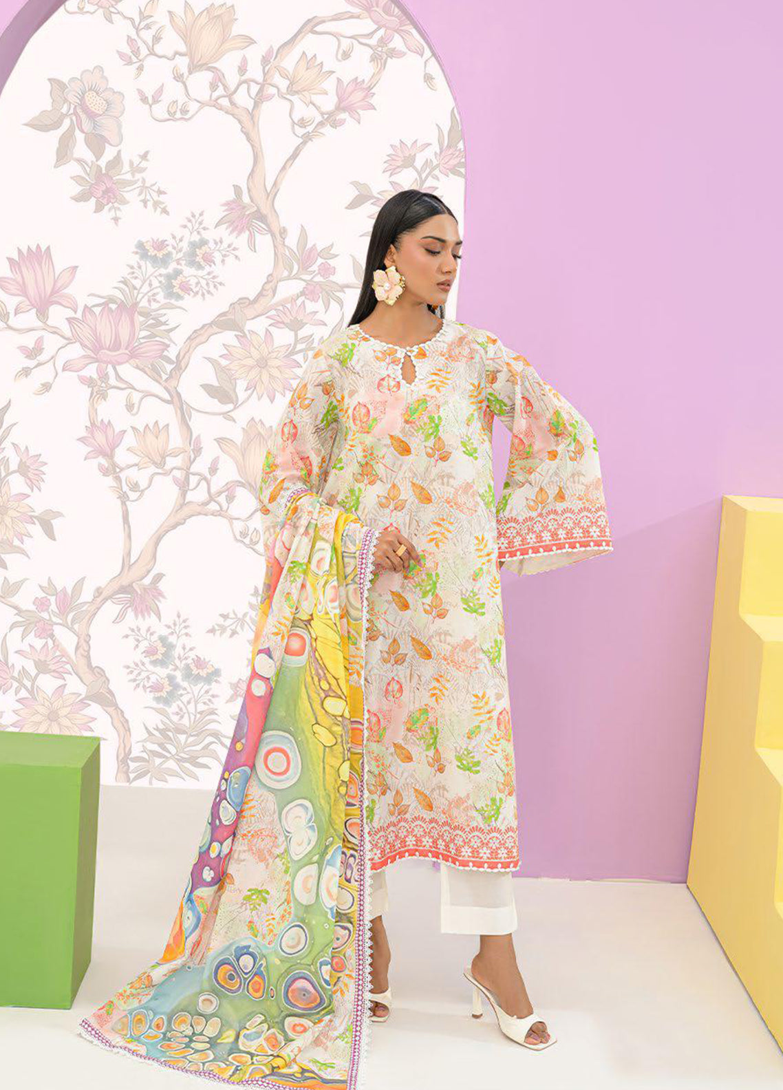 The Petal Diary By Gul Ahmed Printed Lawn 3 Piece Unstitched Suit GA26TPD D-CL-62293B The Petal Diary By Gul Ahmed Printed Lawn 3 Piece Unstitched Suit GA26TPD D-CL-62293B