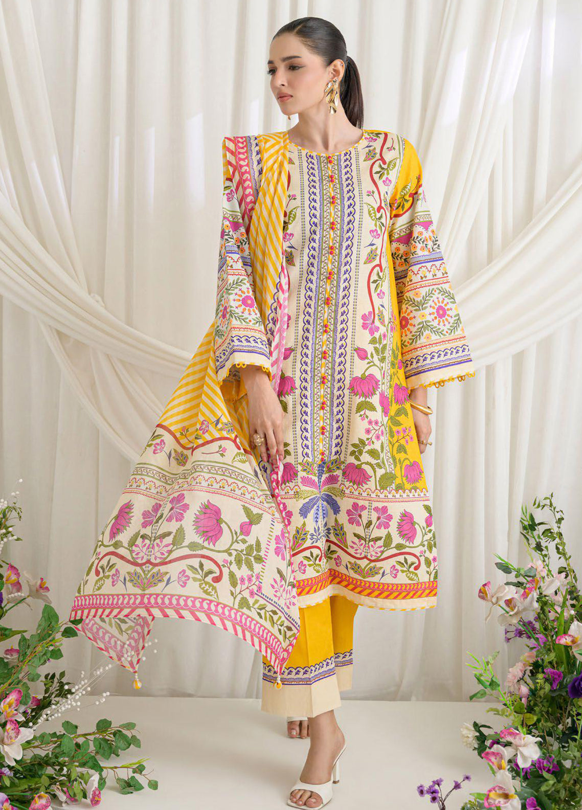 The Petal Diary By Gul Ahmed Printed Lawn 3 Piece Unstitched Suit GA26TPD D-DB-62002 The Petal Diary By Gul Ahmed Printed Lawn 3 Piece Unstitched Suit GA26TPD D-DB-62002