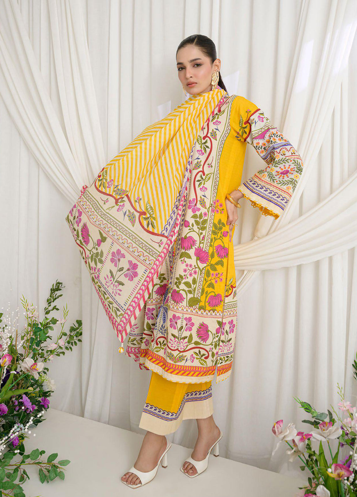 The Petal Diary By Gul Ahmed Printed Lawn 3 Piece Unstitched Suit GA26TPD D-DB-62002 The Petal Diary By Gul Ahmed Printed Lawn 3 Piece Unstitched Suit GA26TPD D-DB-62002