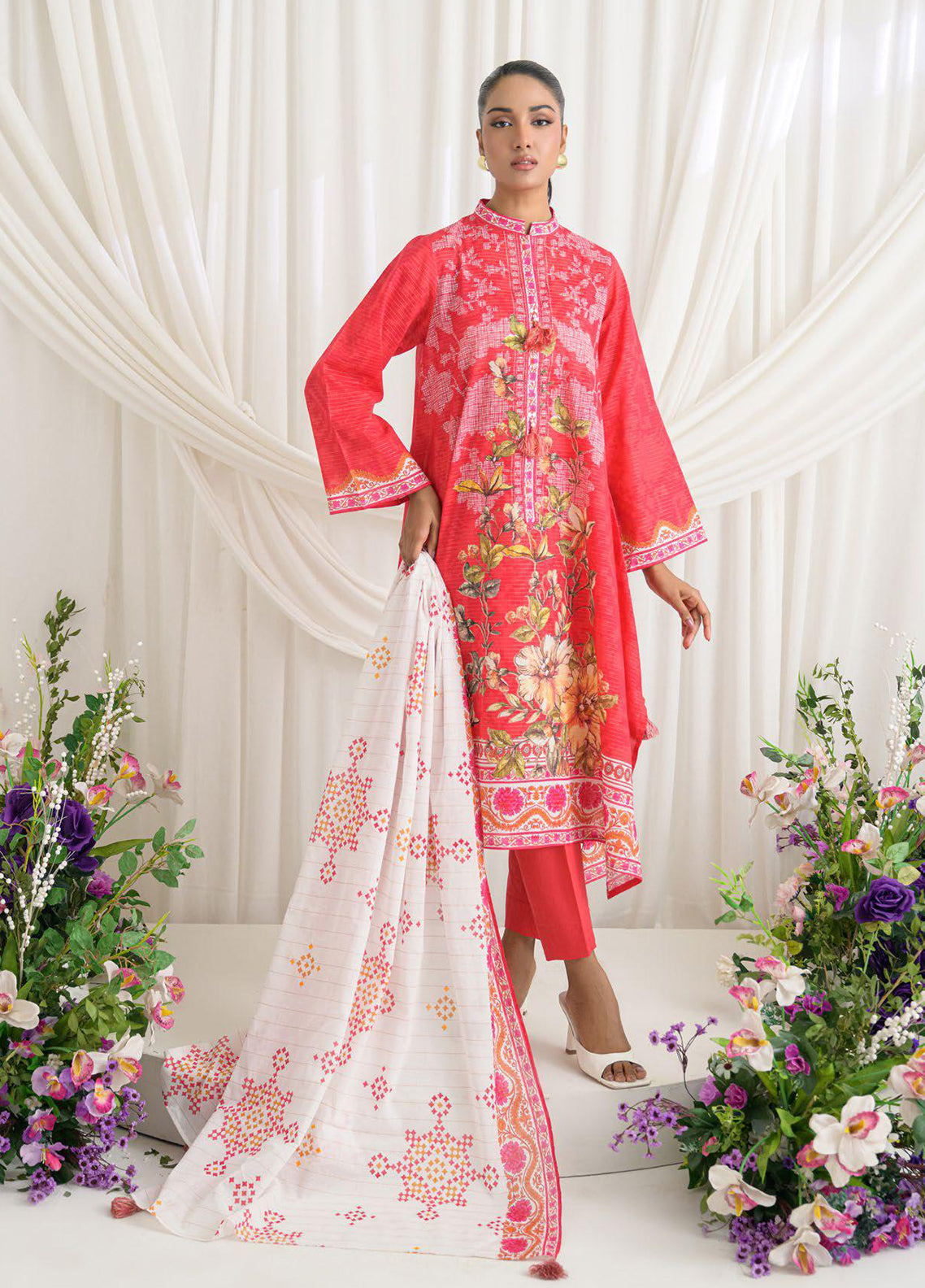 The Petal Diary By Gul Ahmed Printed Lawn 3 Piece Unstitched Suit GA26TPD D-GS-62002 The Petal Diary By Gul Ahmed Printed Lawn 3 Piece Unstitched Suit GA26TPD D-GS-62002
