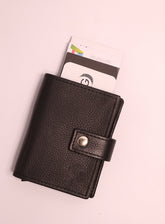 The Pocket House RFID - Card Holder By Gilani Cow Milled Black - GIL24MCH 13