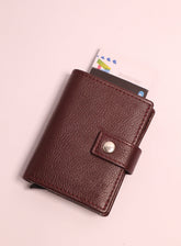 The Pocket House RFID - Card Holder By Gilani Cow Milled Brown - GIL24MCH 12