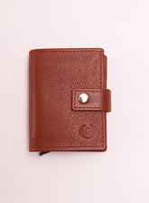 The Pocket House RFID - Card Holder By Gilani Cow Milled Tan - GIL24MCH 15