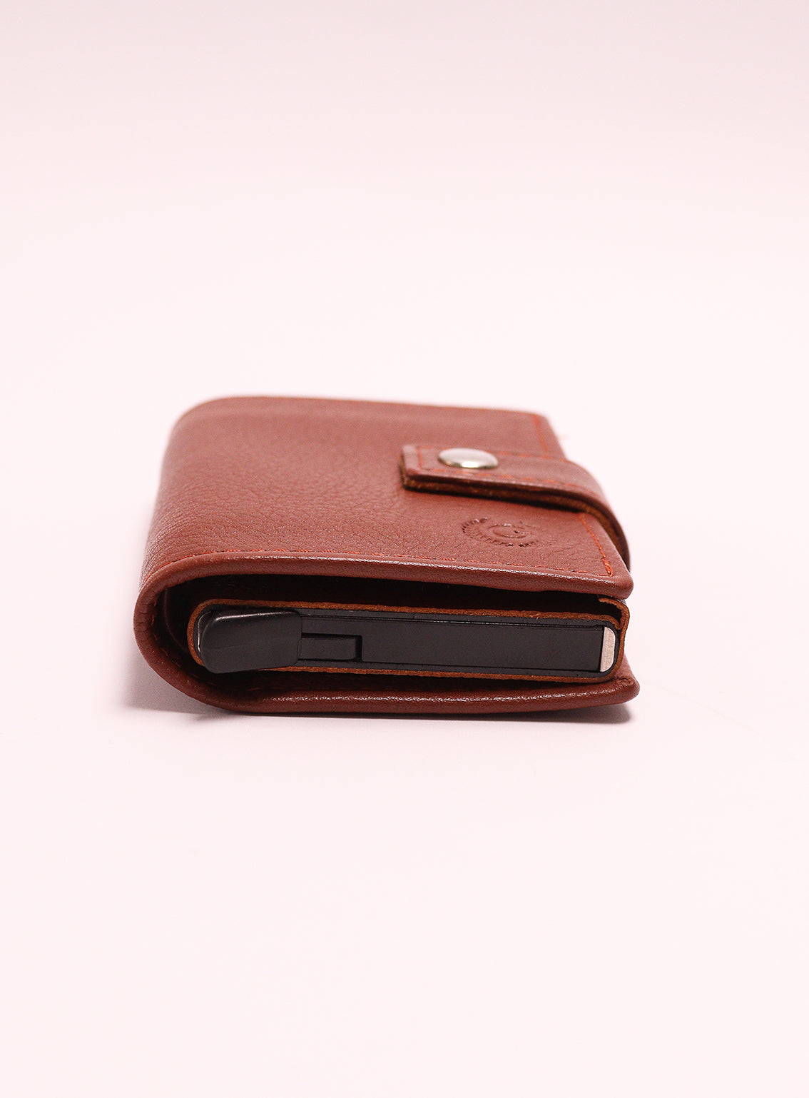 The Pocket House RFID - Card Holder By Gilani Cow Milled Tan - GIL24MCH 15 The Pocket House RFID - Card Holder By Gilani Cow Milled Tan - GIL24MCH 15
