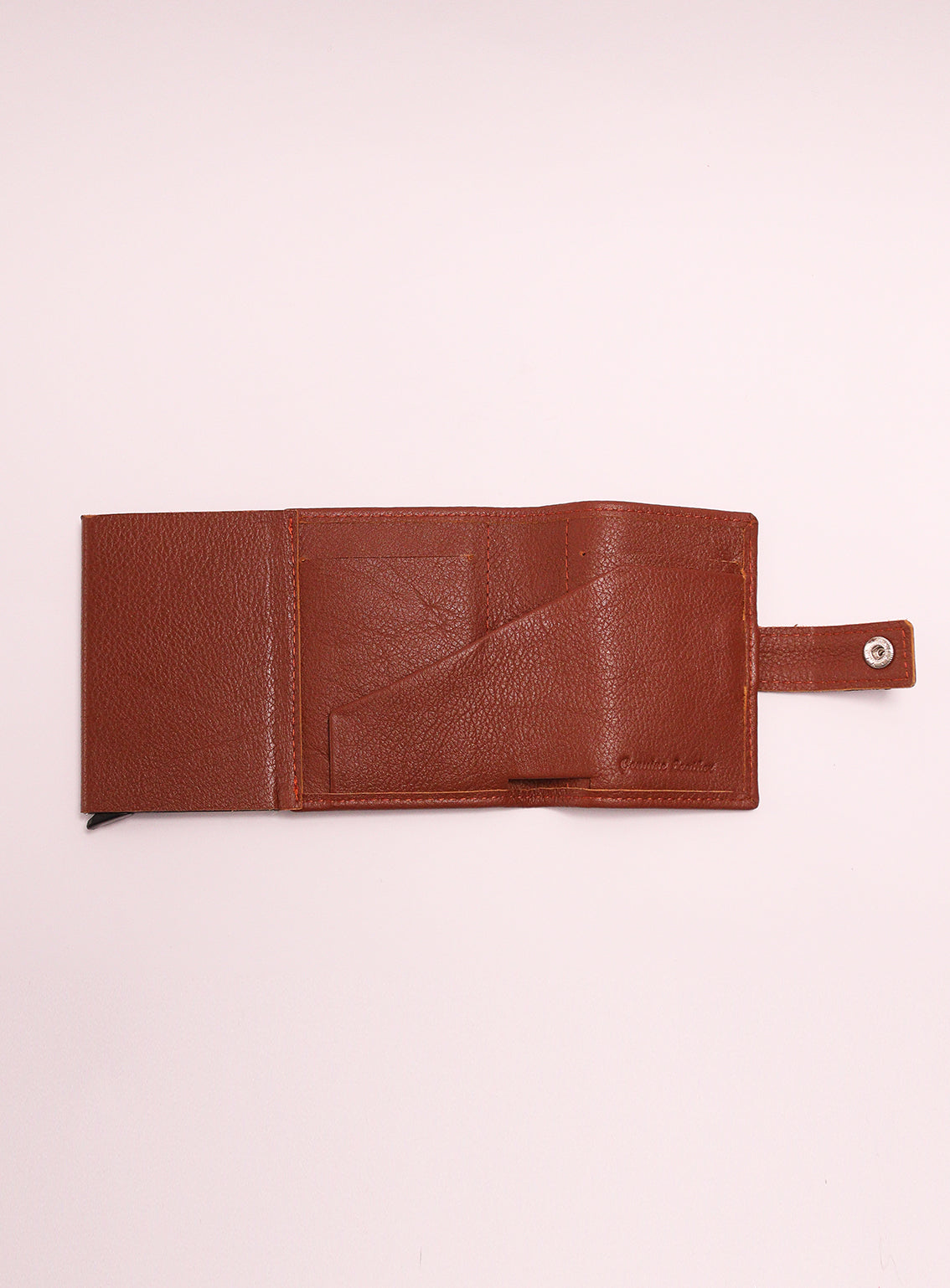 The Pocket House RFID - Card Holder By Gilani Cow Milled Tan - GIL24MCH 15 The Pocket House RFID - Card Holder By Gilani Cow Milled Tan - GIL24MCH 15