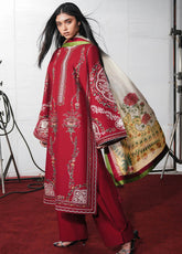 The Reserved View By Jugnu Embroidered Cotton 3 Piece Unstitched Suit JL26TRVE1 D-DIRYAZ