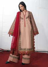 The Reserved View By Jugnu Embroidered Cotton 3 Piece Unstitched Suit JL26TRVE1 D-NAZEH