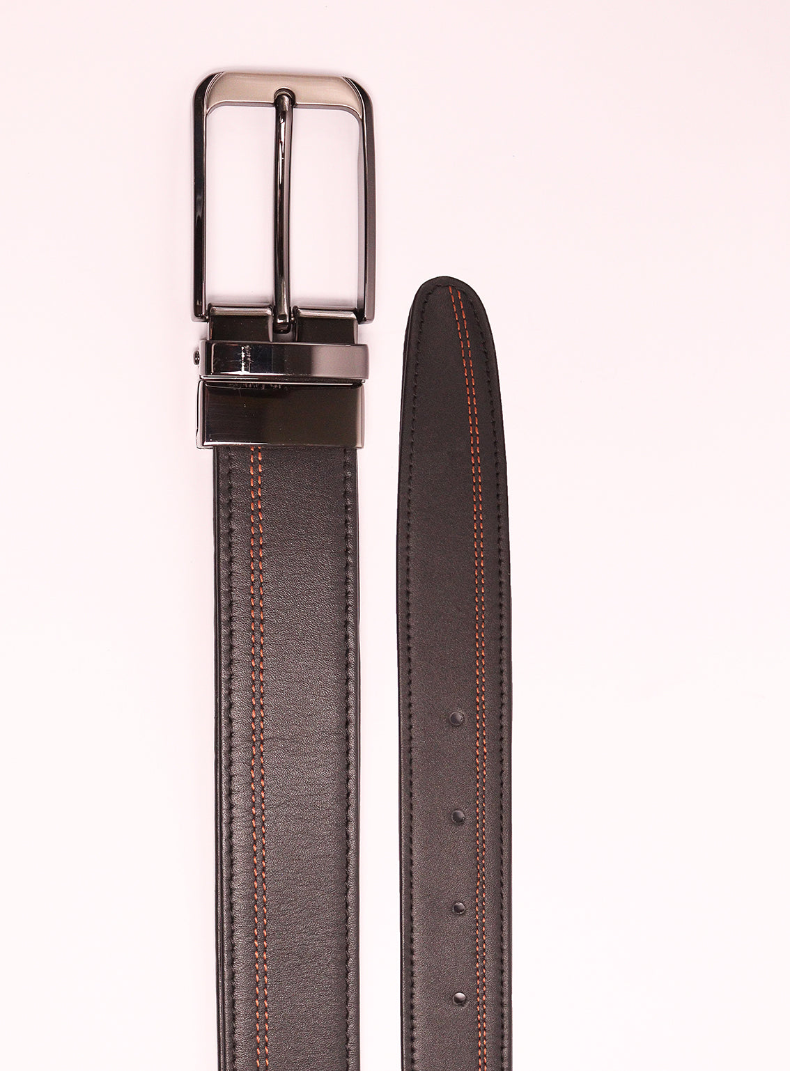 Thread Breed Leather Belt By Gilani - Reversable In Thread Detailing GIL24MLB 02 Thread Breed Leather Belt By Gilani - Reversable In Thread Detailing GIL24MLB 02