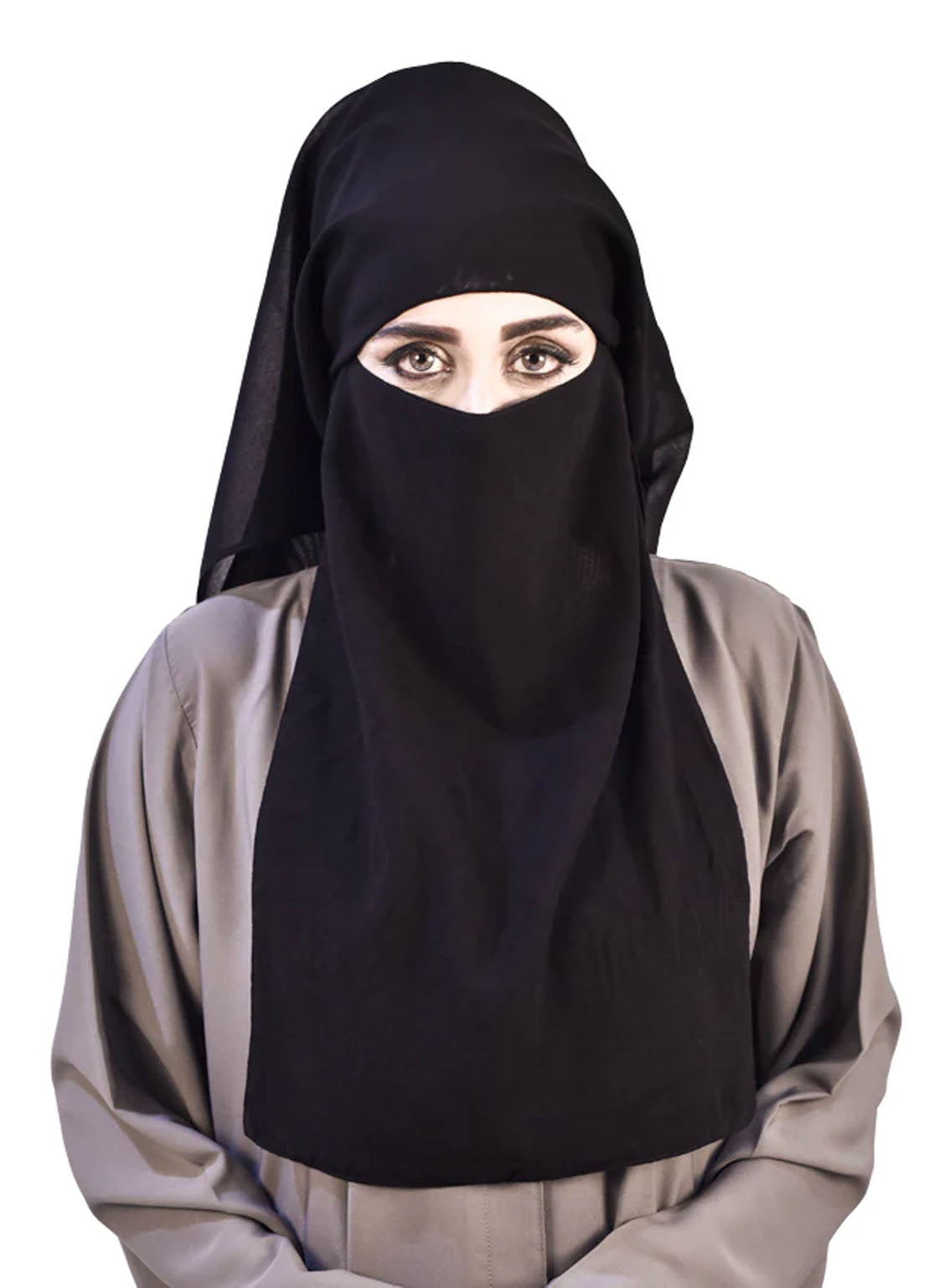 Three Layer Face Cover (Naqab) By Hijab ul Hareem - HH24FC 02 Three Layer Face Cover (Naqab) By Hijab ul Hareem - HH24FC 02