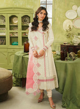 Tresor By Zarqash Embroidered Lawn Suits Unstitched 3 Piece - ZQ24TL ZQT-06 IDA