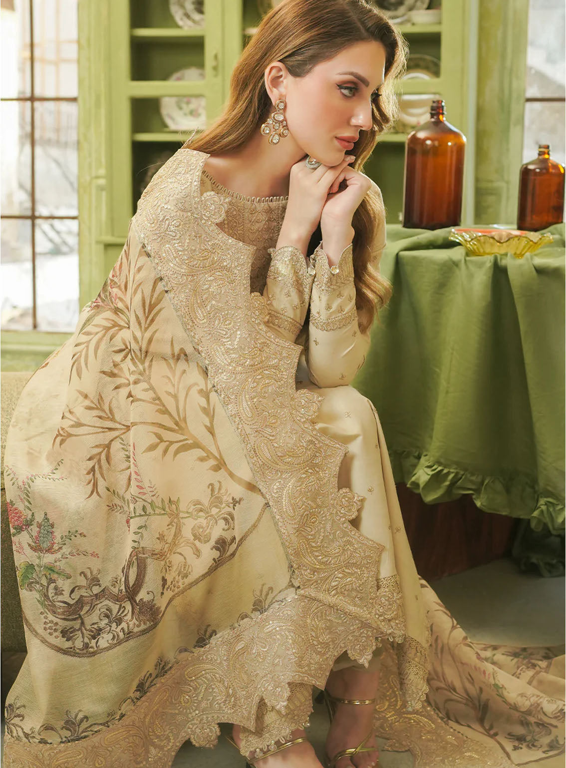 Tresor By Zarqash Embroidered Lawn Suits Unstitched 3 Piece - ZQ24TL ZQT-10 ALISA Tresor By Zarqash Embroidered Lawn Suits Unstitched 3 Piece - ZQ24TL ZQT-10 ALISA