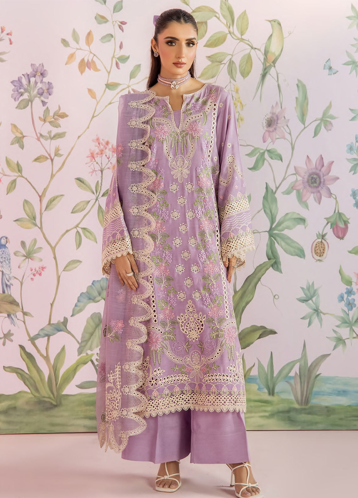 Tropical Silk By Saad Shaikh Embroidered Silk 3 Piece Unstitched Suit SSK26 D-ELANORA Tropical Silk By Saad Shaikh Embroidered Silk 3 Piece Unstitched Suit SSK26 D-ELANORA
