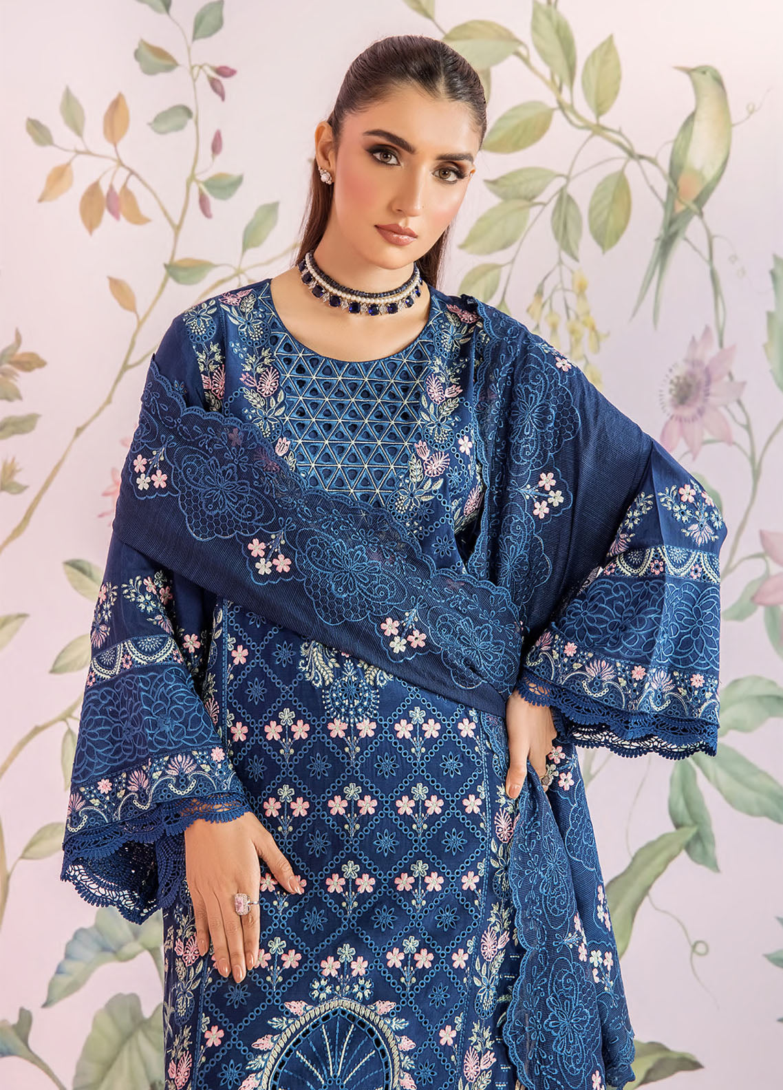 Tropical Silk By Saad Shaikh Embroidered Silk 3 Piece Unstitched Suit SSK26 D-ELIZA Tropical Silk By Saad Shaikh Embroidered Silk 3 Piece Unstitched Suit SSK26 D-ELIZA