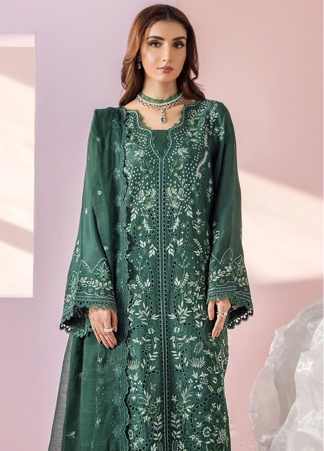Tropical Silk By Saad Shaikh Embroidered Silk 3 Piece Unstitched Suit SSK26 D-MIA Tropical Silk By Saad Shaikh Embroidered Silk 3 Piece Unstitched Suit SSK26 D-MIA