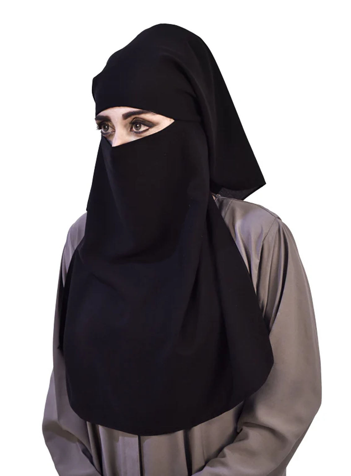 Two Layer Face Cover (Naqab) By Hijab ul Hareem - HH24FC 04 Two Layer Face Cover (Naqab) By Hijab ul Hareem - HH24FC 04