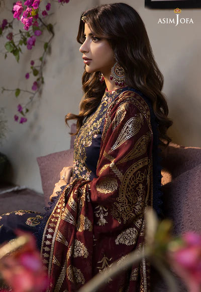 D#22 Asim Jofa Zarq Barq Luxury Emb Eid Edition 423 D#22 Asim Jofa Zarq Barq Luxury Emb Eid Edition 423