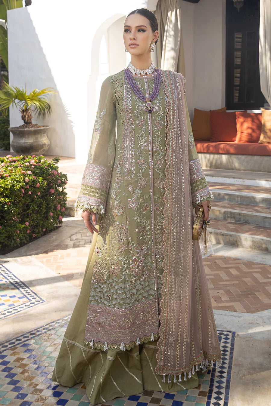 D#01 Alif Luxury Emb Chiffon Collection 823 D#01 Alif Luxury Emb Chiffon Collection 823