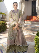 D#01 Alif Luxury Emb Chiffon Collection 823