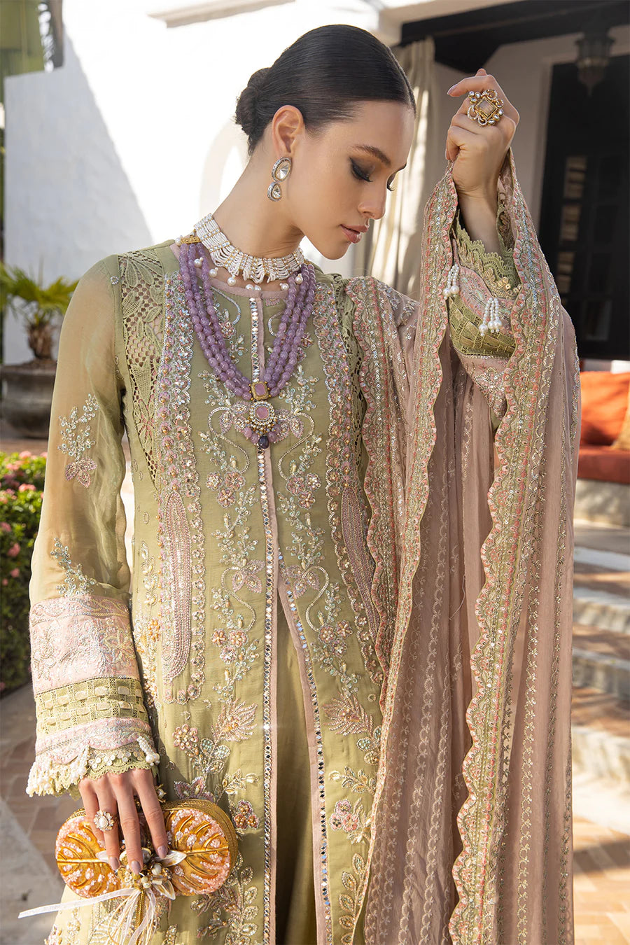 D#01 Alif Luxury Emb Chiffon Collection 823 D#01 Alif Luxury Emb Chiffon Collection 823