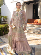 D#02 Alif Luxury Emb Chiffon Collection 823