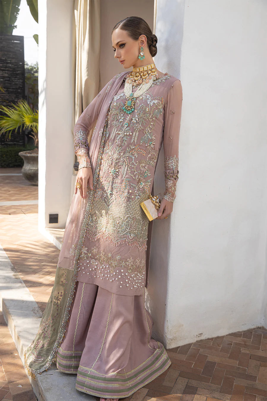 D#02 Alif Luxury Emb Chiffon Collection 823 D#02 Alif Luxury Emb Chiffon Collection 823