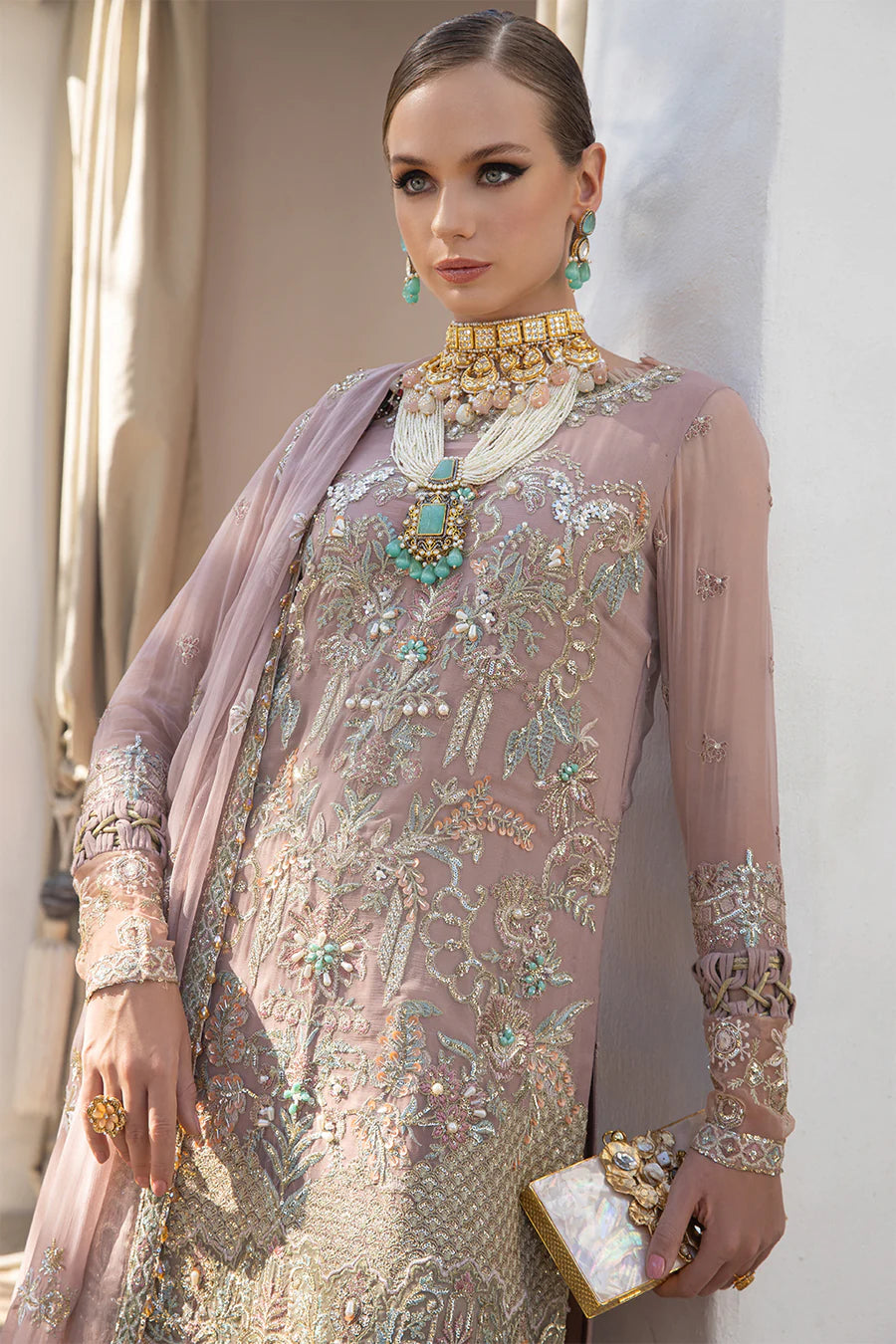 D#02 Alif Luxury Emb Chiffon Collection 823 D#02 Alif Luxury Emb Chiffon Collection 823