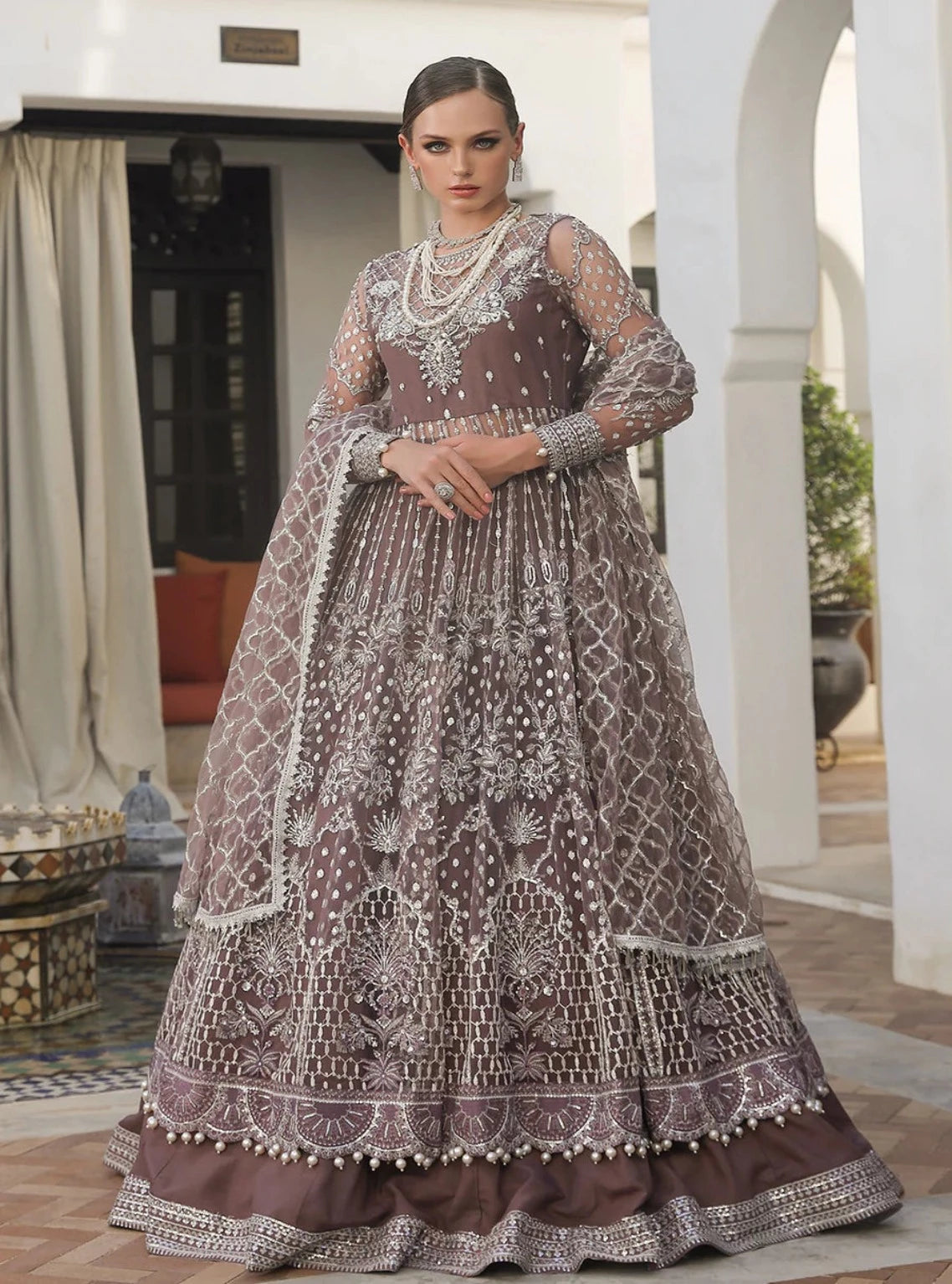 D#04 Alif Luxury Emb Chiffon Collection 823 D#04 Alif Luxury Emb Chiffon Collection 823