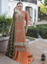 D#03 Alif Luxury Emb Chiffon Collection 823