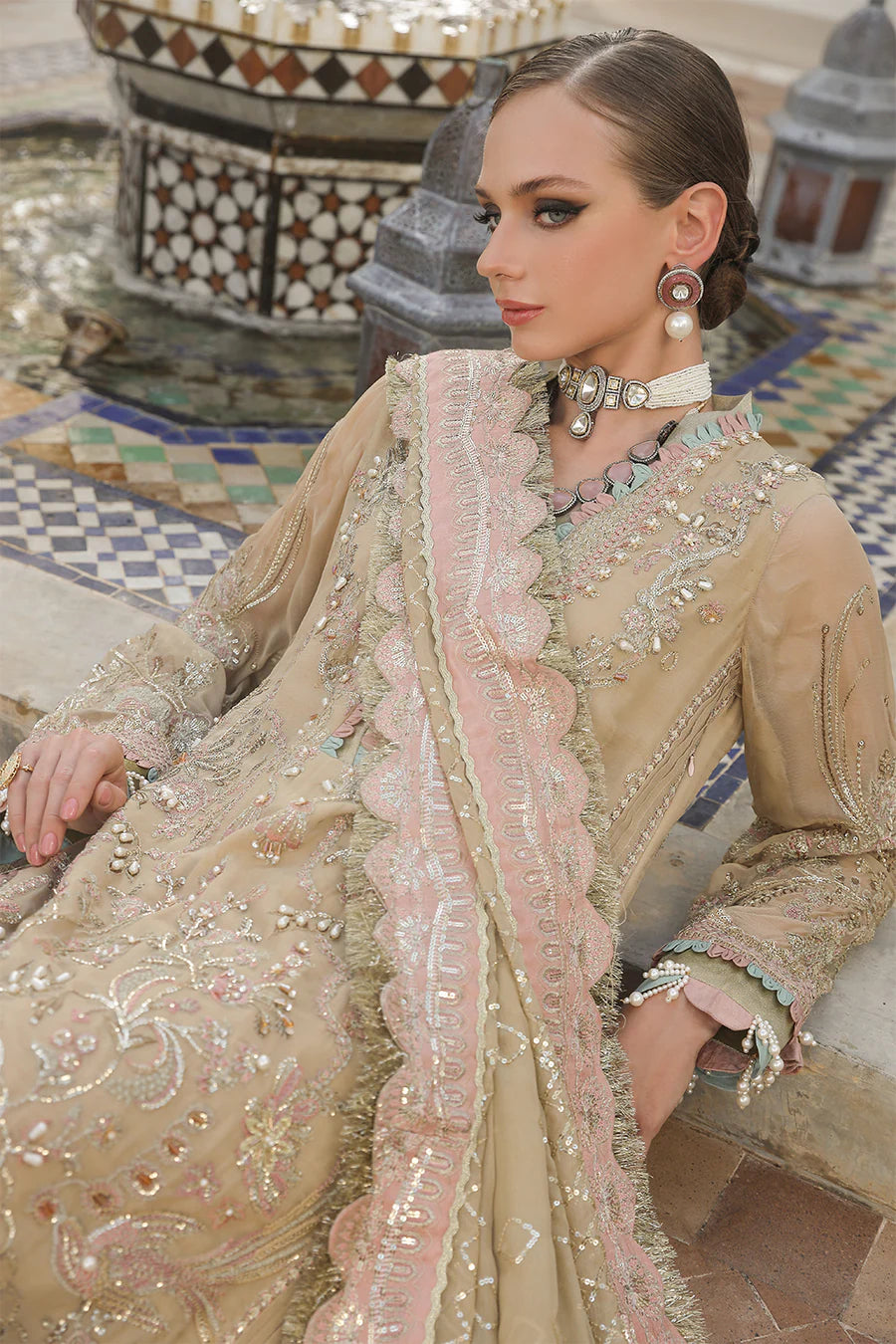 D#05 Alif Luxury Emb Chiffon Collection 823 D#05 Alif Luxury Emb Chiffon Collection 823