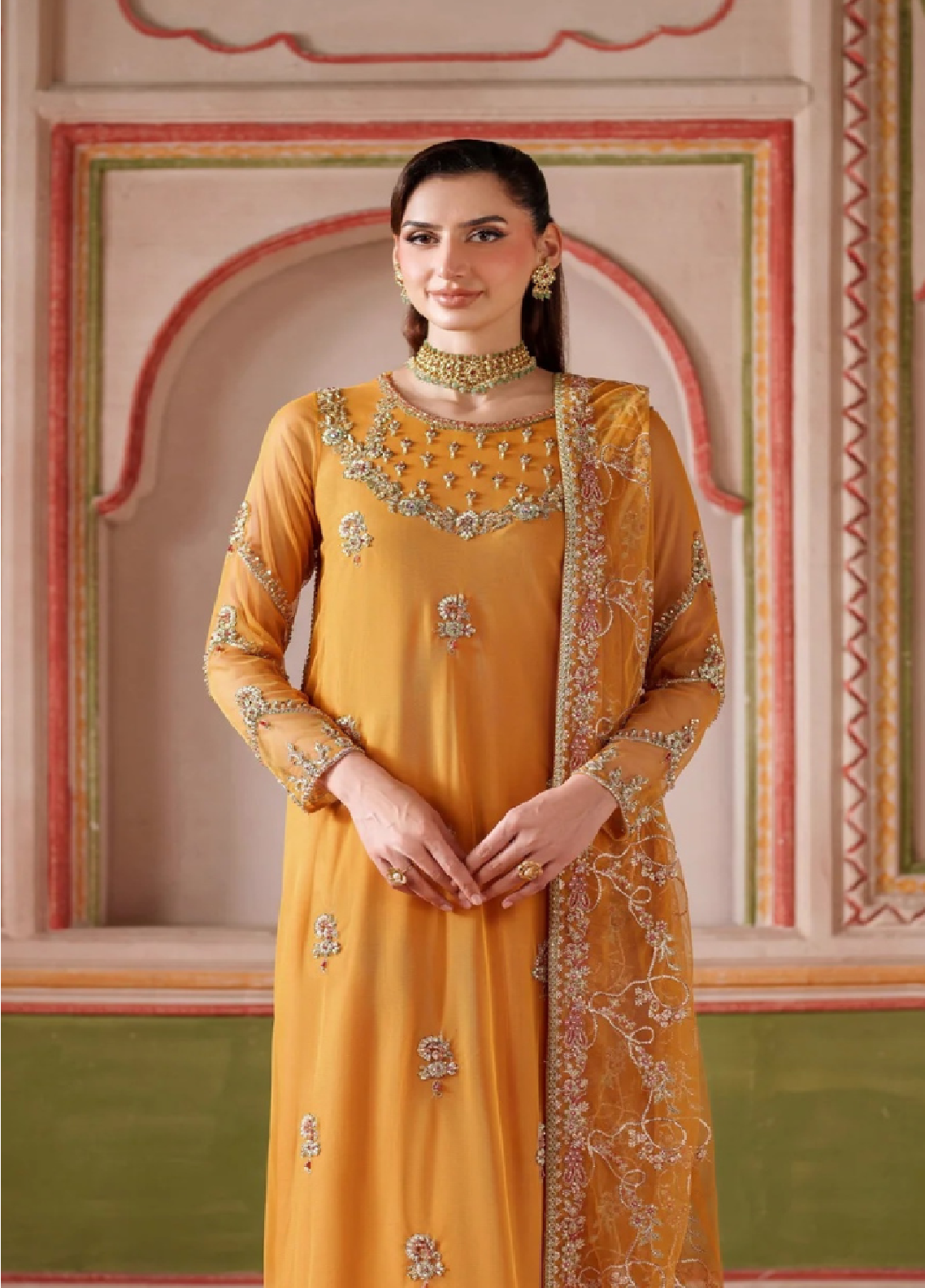 Falesia By Zarif Formals Embroidered Net 3 Piece Unstitched Suit ZF26FF D-HF-04 SOHA Falesia By Zarif Formals Embroidered Net 3 Piece Unstitched Suit ZF26FF D-HF-04 SOHA