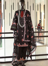 Usman Fabrics Fancy Embroidered Lawn Cotton Suits Stitched 3 Piece - US25FE 374