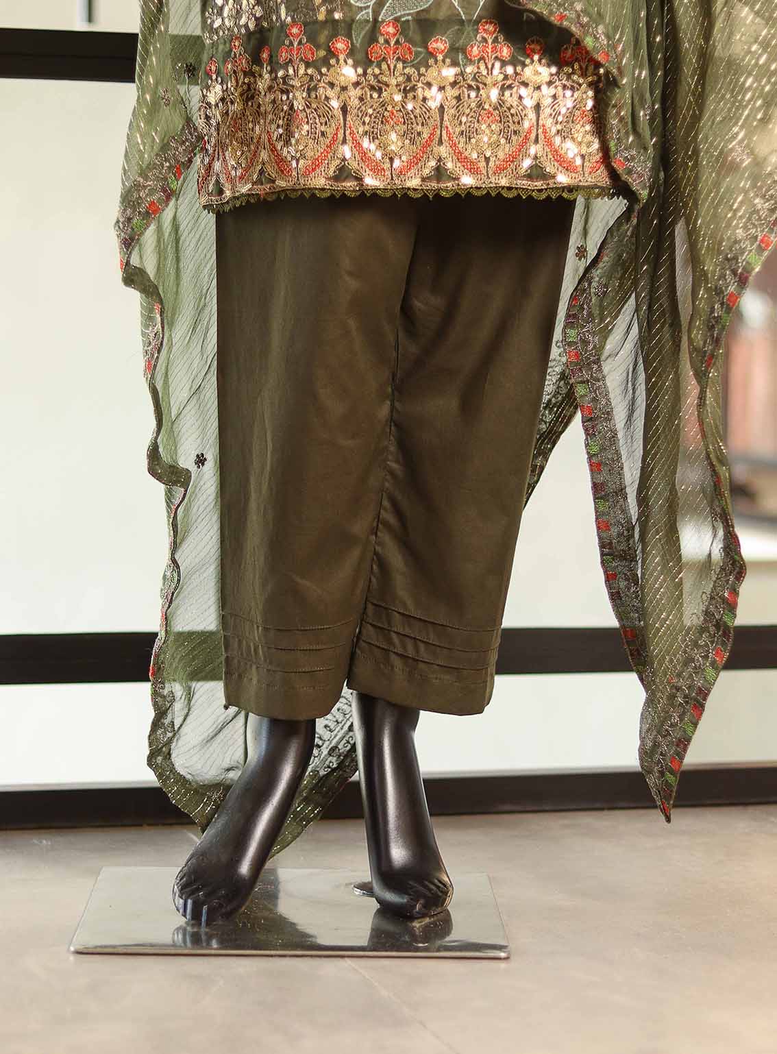 Usman Fabrics Fancy Embroidered Lawn Cotton Suits Stitched 3 Piece - US25FE 479 Usman Fabrics Fancy Embroidered Lawn Cotton Suits Stitched 3 Piece - US25FE 479