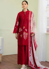 Coco By Zara Shahjahan Embroidered Lawn Suits Unstitched 3 Piece - CZS25L 6A VALI