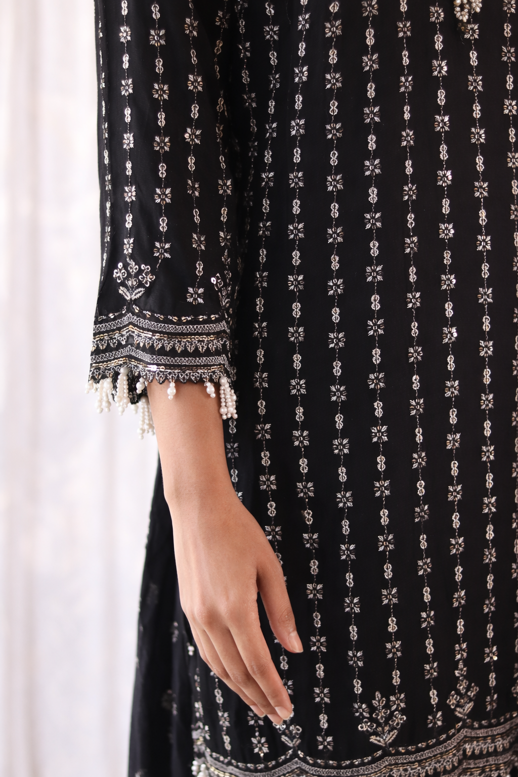 Raad Luxury Formal Embroidered Chiffon 3 Piece Stitched Suit RD26LF RA-VF-02 BK Raad Luxury Formal Embroidered Chiffon 3 Piece Stitched Suit RD26LF RA-VF-02 BK
