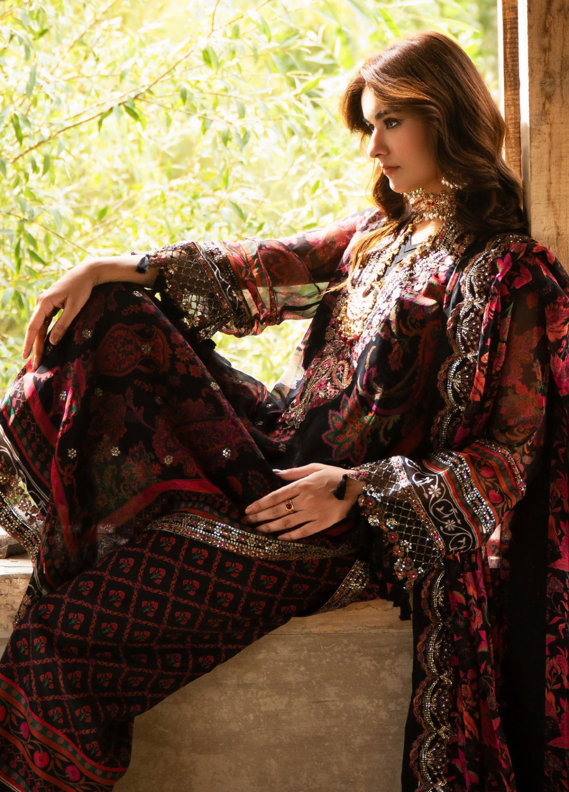 Vasal By Charizma Luxury Embroidered Chiffon 3 Piece Unstitched Suit CH26VLCV4 D-VSLW6-16 Vasal By Charizma Luxury Embroidered Chiffon 3 Piece Unstitched Suit CH26VLCV4 D-VSLW6-16