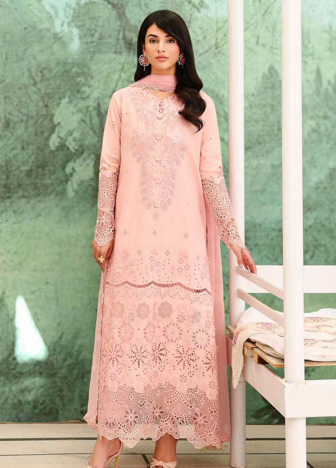 Veil Of Summer By Roheenaz Chikankari Lawn 3 Piece Unstitched Suit RNZ26VOS D-03 AZURE ELAN Veil Of Summer By Roheenaz Chikankari Lawn 3 Piece Unstitched Suit RNZ26VOS D-03 AZURE ELAN