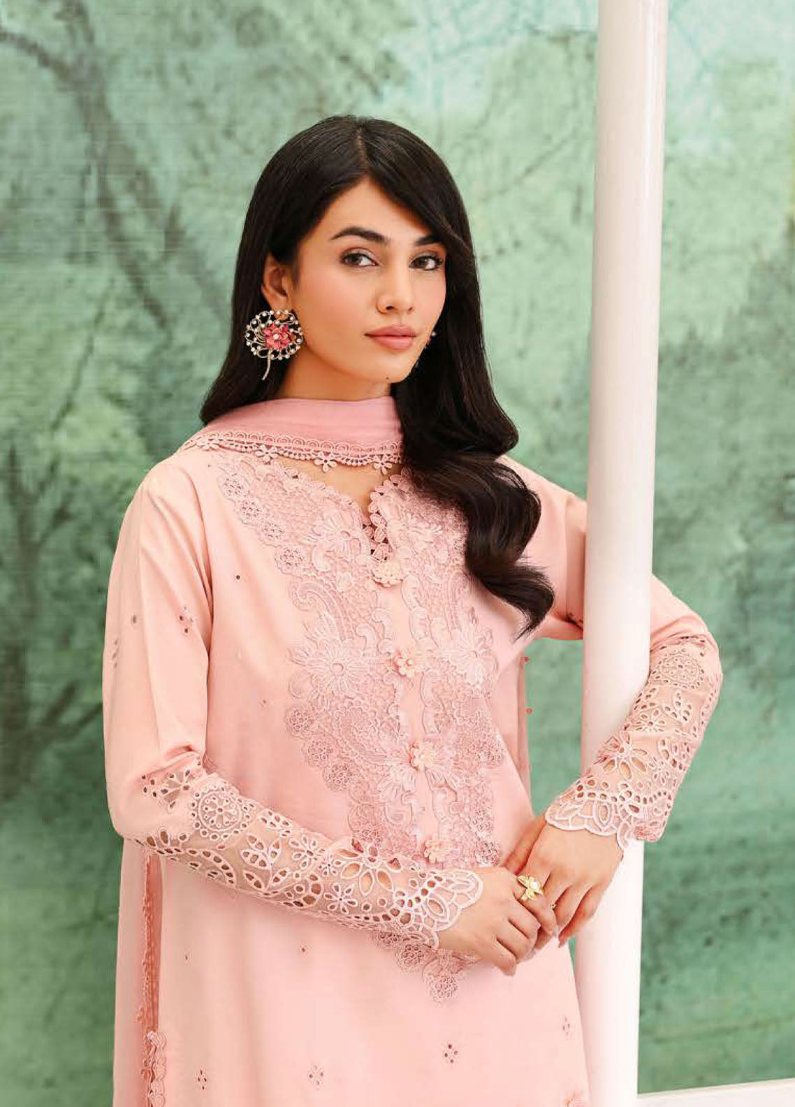 Veil Of Summer By Roheenaz Chikankari Lawn 3 Piece Unstitched Suit RNZ26VOS D-03 AZURE ELAN Veil Of Summer By Roheenaz Chikankari Lawn 3 Piece Unstitched Suit RNZ26VOS D-03 AZURE ELAN