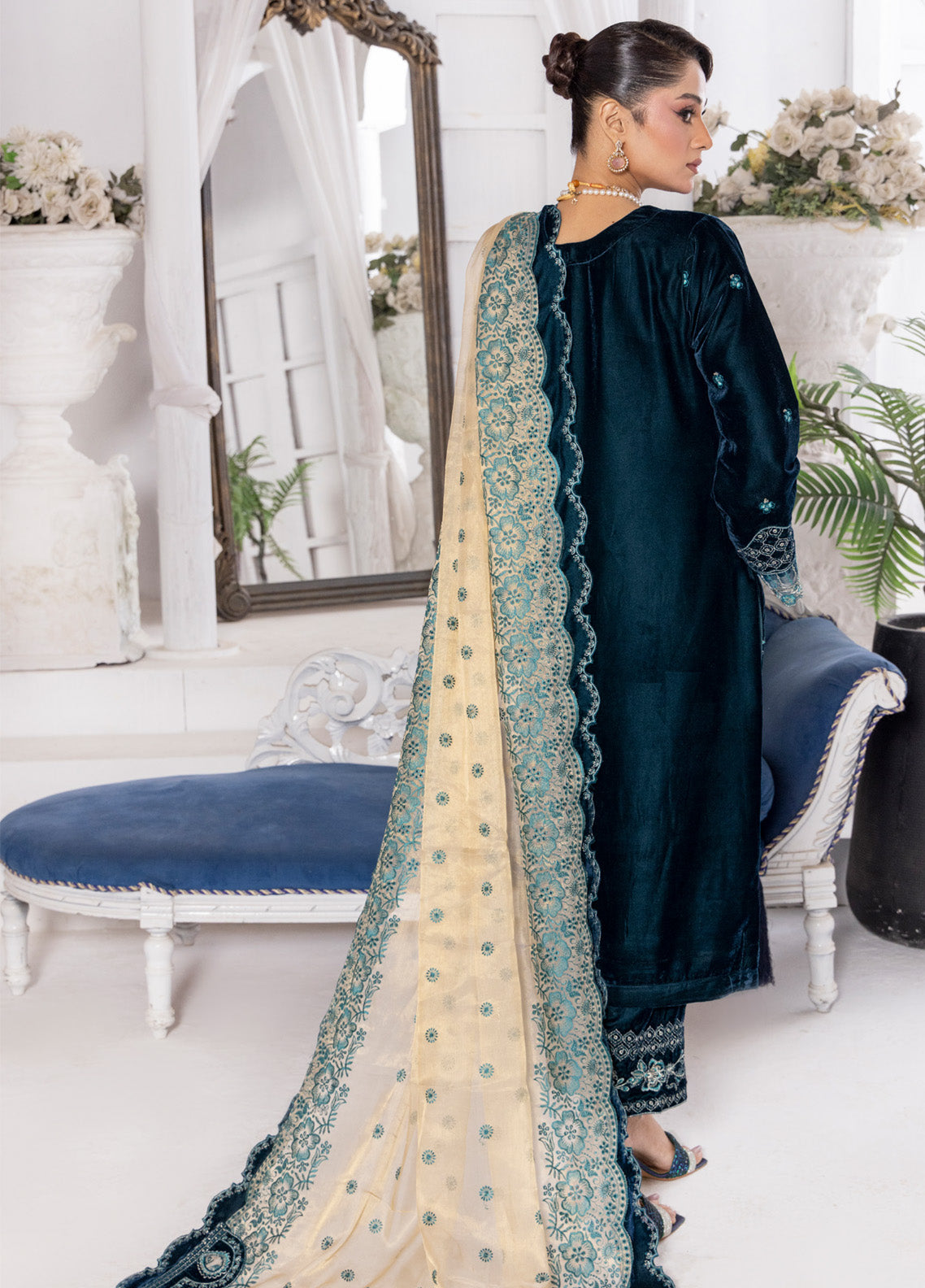 Velour by Schick Embroidered Velvet Suits Unstitched 3 Piece - SDH24VV 02 Velour by Schick Embroidered Velvet Suits Unstitched 3 Piece - SDH24VV 02