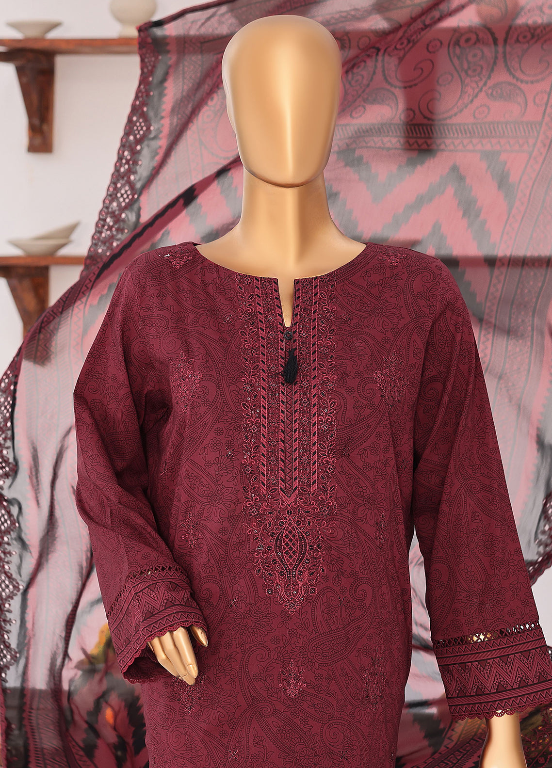 Venice By HZ Textile Premium Embroidered Lawn 3 Piece Unstitched Suit HZ26PE D-PVE-3114 Venice By HZ Textile Premium Embroidered Lawn 3 Piece Unstitched Suit HZ26PE D-PVE-3114