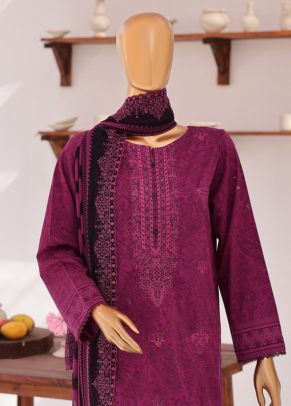 Venice By HZ Textile Premium Embroidered Lawn 3 Piece Unstitched Suit HZ26PE D-PVE-3118 Venice By HZ Textile Premium Embroidered Lawn 3 Piece Unstitched Suit HZ26PE D-PVE-3118