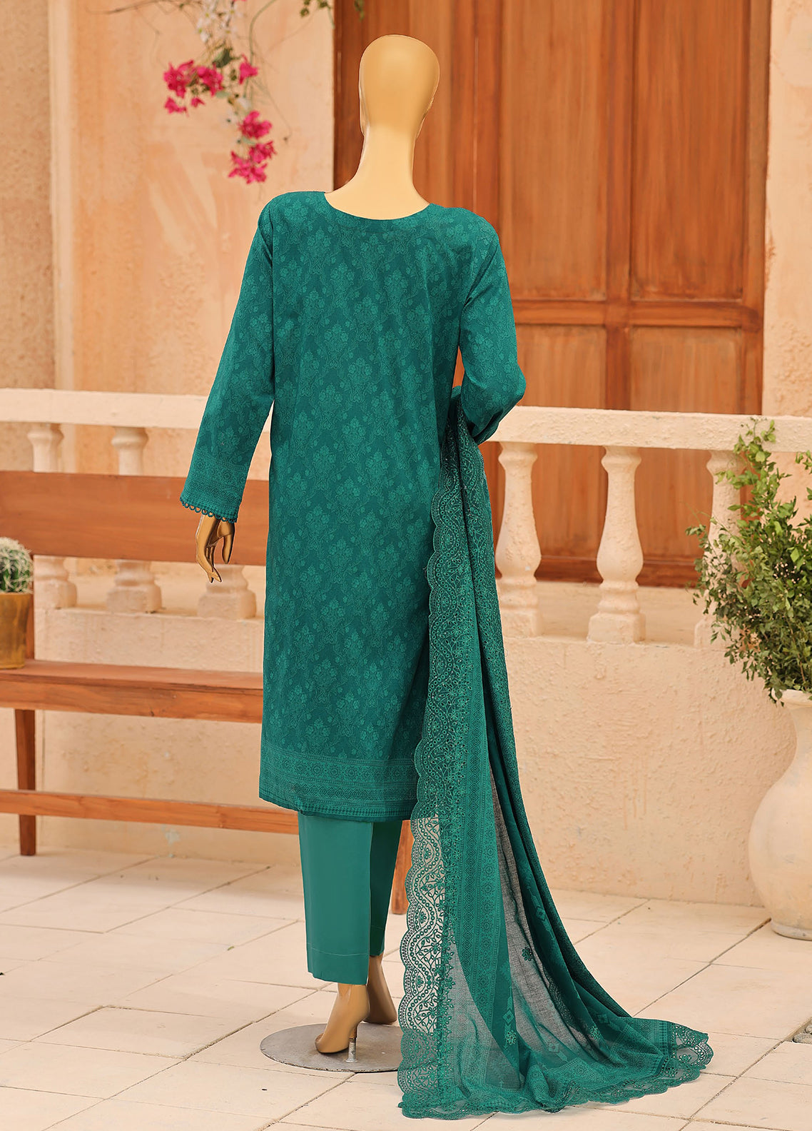 Venice By HZ Textile Premium Festive Embroidered Lawn 3 Piece Unstitched Suit HZ26VFPE D-PEC-3108 Venice By HZ Textile Premium Festive Embroidered Lawn 3 Piece Unstitched Suit HZ26VFPE D-PEC-3108