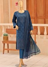 Venice By HZ Textile Premium Festive Embroidered Lawn 3 Piece Unstitched Suit HZ26VFPE D-PEC-3109