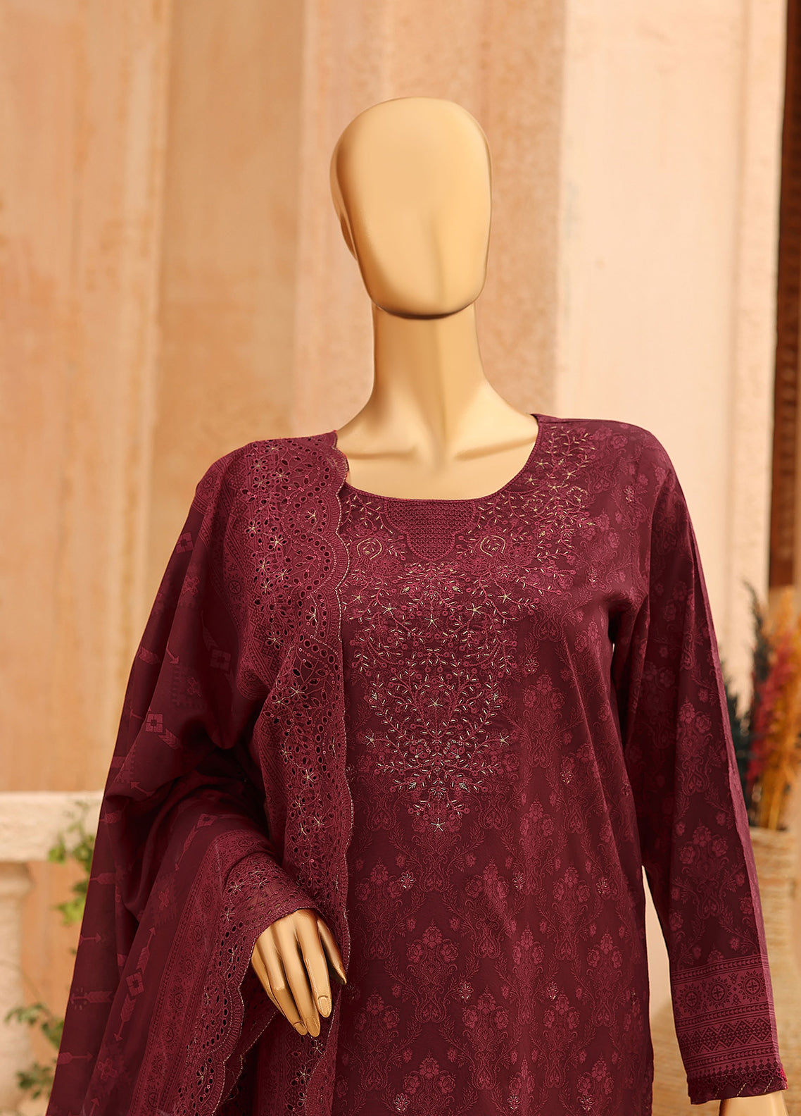 Venice By HZ Textile Premium Festive Embroidered Lawn 3 Piece Unstitched Suit HZ26VFPE D-PEC-3110 Venice By HZ Textile Premium Festive Embroidered Lawn 3 Piece Unstitched Suit HZ26VFPE D-PEC-3110